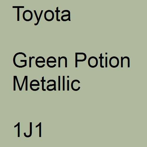 Toyota, Green Potion Metallic, 1J1.